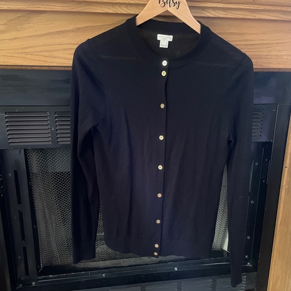 J. Crew Sweaters J Crew New Black Cardigan Caryn Medium Poshmark